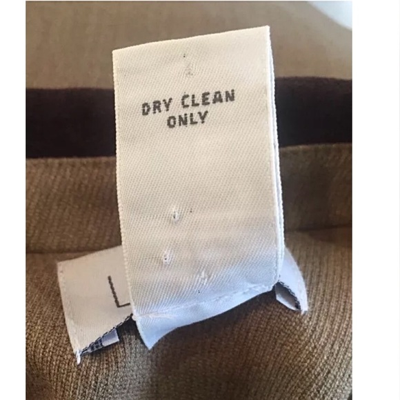 LOFT Wool Blend Taupe w/ Brown Velvet Collar - Picture 8 of 8